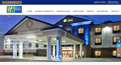 Desktop Screenshot of holidayinnmcphersonks.com